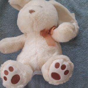 Cream Plush Bunny Toy